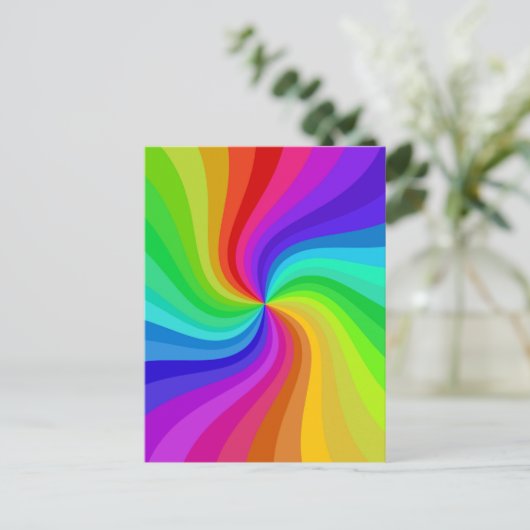 verdreht postkarte (Stehend Vorderseite)