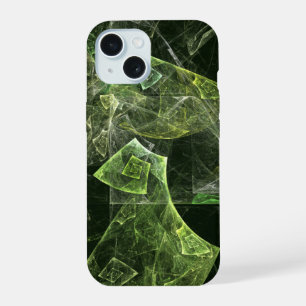 Verdrehte Balance Fraktale Geometrie Licht Abstrak iPhone 15 Hülle