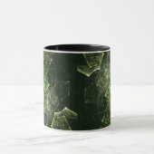 Verdrehte Balance Fraktale Geometrie Licht Abstrak Tasse (Zentrum)