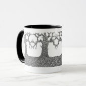 Verdrehte Baum-Kaffee-Tasse Tasse (Vorderseite Links)