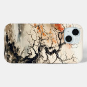 Verdrehte Baumkronenfarbe Case-Mate iPhone Hülle (Rückseite (Horizontal))