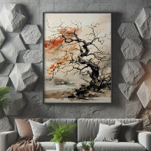 Verdrehte Baumkronenfarbe