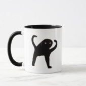 Verdrehte Cat Meme-Tasse doppelseitig Tasse (Links)