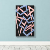 Verdrehte Farbtöne Leinwand (Insitu (Holzboden))