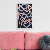 Verdrehte Farbtöne Leinwand (Insitu (Wohnzimmer))