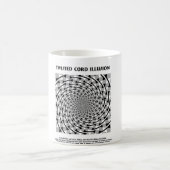 Verdrehte Schnur-Illusion (falsche Spirale) Kaffeetasse (Mittel)