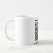 Verdrehte Schnur-Illusion (falsche Spirale) Kaffeetasse (Links)