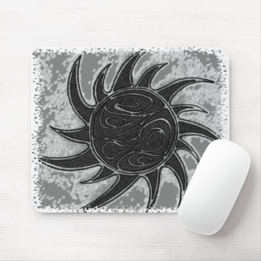 verdrehte Sonne Mousepad (Mit Mouse)
