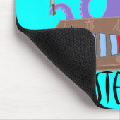 Verdrehte Sushi Mousepad (Ecke)