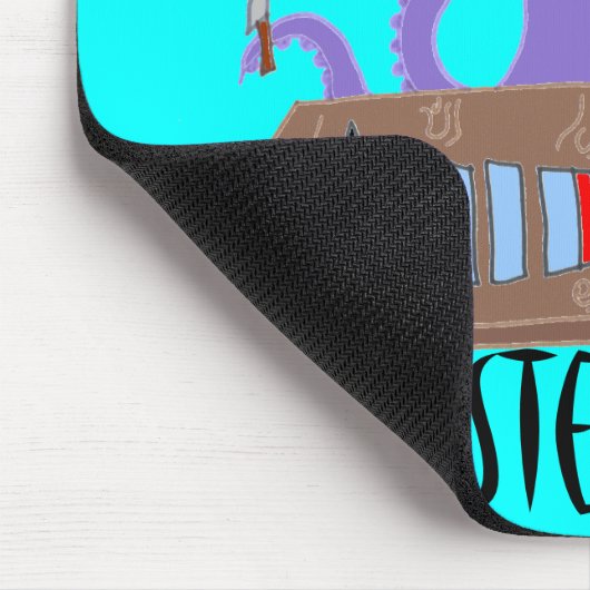 Verdrehte Sushi Mousepad (Ecke)