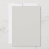 Verdrehte Vintage-Hochzeit Einladung (Rückseite)