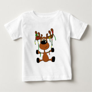 Verdrehte Weihnachtselche Baby T-shirt