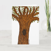 Verdrehter Baum Karte (Vorderseite)