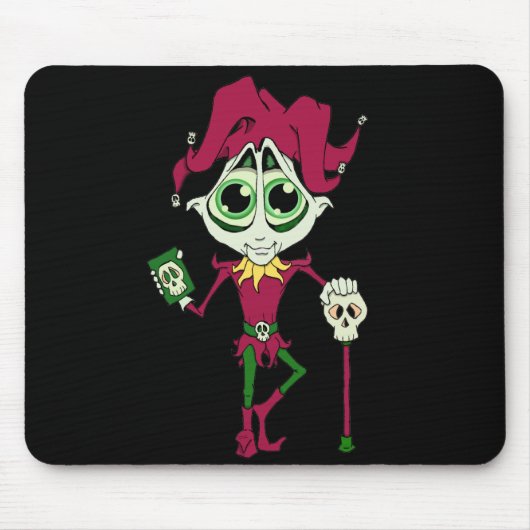 Verdrehter Joker Mousepad (Vorne)