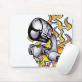 Verdrehter Kolben Mousepad (Mit Mouse)