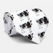 Verdrehter Kuh-Entwurf Krawatte (Gerollt)