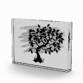Verdrehtes Pflänzchen Fotoblock (Rechts)