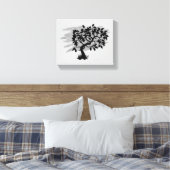 Verdrehtes Pflänzchen Leinwanddruck (Insitu (Schlafzimmer))
