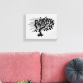 Verdrehtes Pflänzchen Leinwanddruck (Insitu (Wohnzimmer))