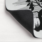Verdrehtes Pflänzchen Mousepad (Ecke)