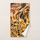 Verdrillt mit einem leichten Schatten von Korallen Badhandtuch Set (Handtuch)