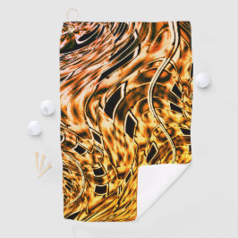 Verdrillt mit einem leichten Schatten von Korallen Golfhandtuch