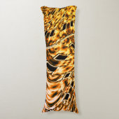 Verdrillt mit einem leichten Schatten von Korallen Seitenschläferkissen (Vorderseite Vertikal)