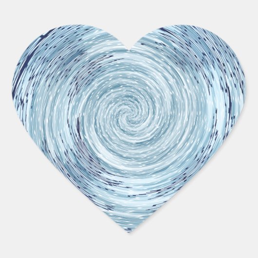 Verdrillt und Shoutet Herz-Aufkleber (Vorderseite)