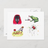 Verdrillte Fairytales (Postkarte) Postkarte (Vorne/Hinten)