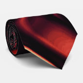 Verdrillte Formen in Rot, die wie Mattmetall ausse Krawatte (Gerollt)
