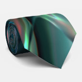 Verdrillte Kurven in dunklen Farbtönen zum Schweig Krawatte (Gerollt)