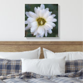 verdrilltes weißes Blatt Leinwanddruck (Insitu (Schlafzimmer))