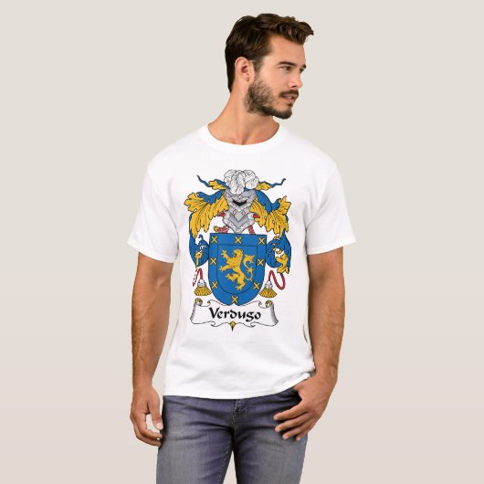 Verdugo Familienwappen T-Shirt (Vorne ganz)
