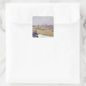 Verdun, 1916 quadratischer aufkleber (Tasche)