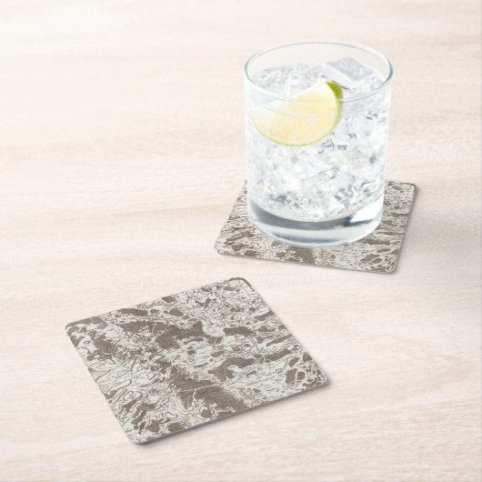 Verdun Rechteckiger Pappuntersetzer (Vor Ort)