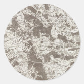 Verdun Runder Aufkleber (Vorderseite)