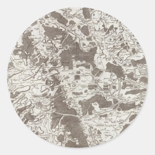 Verdun Runder Aufkleber (Vorderseite)