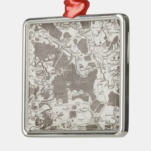 Verdun Silbernes Ornament (Links)