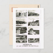 Verdun und die Schlachtfelder Postkarte (Vorne/Hinten)