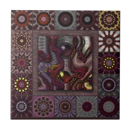 Verdunkeltes Land Fliese (Vorderseite)