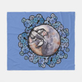 Verdünnte Calico Cat Cuddles Maine Coon Cats Fleecedecke (Vorderseite (Horizontal))