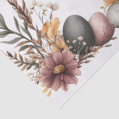 Verdünnte Ostereier mit Blume Seidenpapier (Ausschnitt)