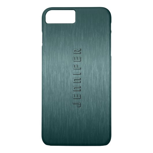 Verdünnter, grüner Metallbelag aus Aluminium Case-Mate iPhone Hülle (Rückseite)