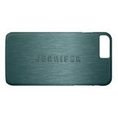 Verdünnter, grüner Metallbelag aus Aluminium Case-Mate iPhone Hülle (Rückseite (Horizontal))