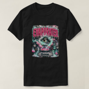 Verdunstet Weg Personalisiert Lustiges Burnout T-Shirt