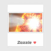 Verdunstung der Atmosphäre von Hd 189733b Aufkleber (Blatt)