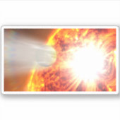 Verdunstung der Atmosphäre von Hd 189733b Aufkleber (Vorderseite)