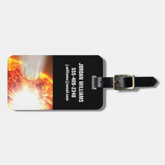 Verdunstung der Atmosphäre von Hd 189733b Gepäckanhänger (Vorderseite horizontal)