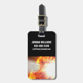 Verdunstung der Atmosphäre von Hd 189733b Gepäckanhänger (Vorderseite vertikal)