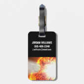 Verdunstung der Atmosphäre von Hd 189733b Gepäckanhänger (Rückseite vertikal)